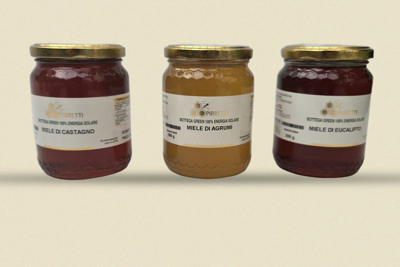 Miels Pirretti : châtaignier, agrumes et eucalyptus